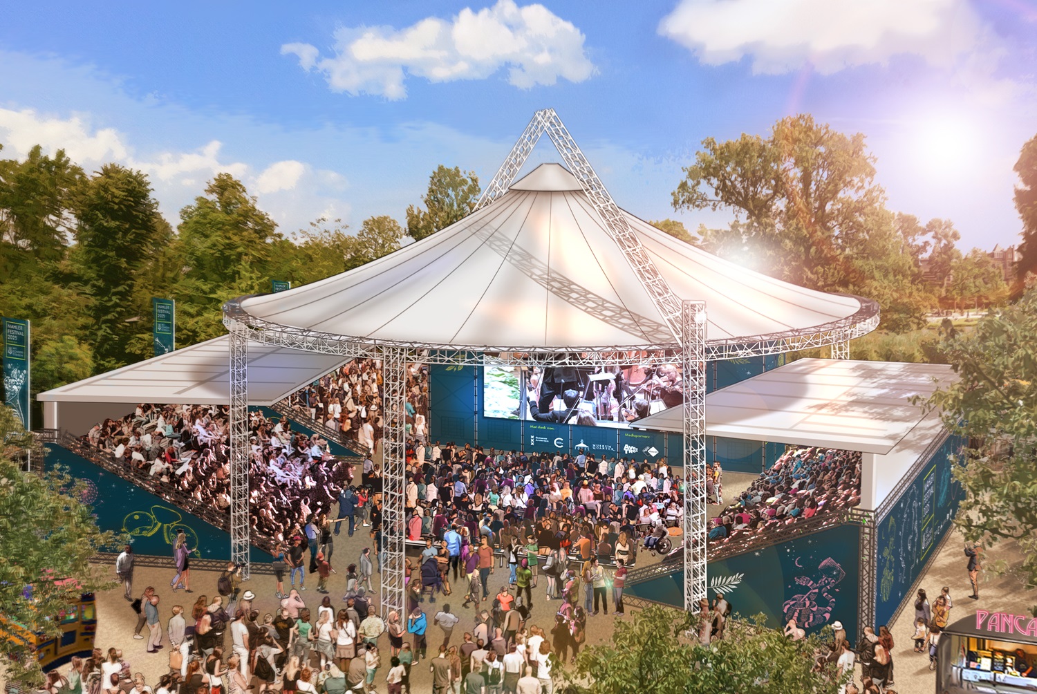 Mahler Festival Paviljoen naar Vondelpark